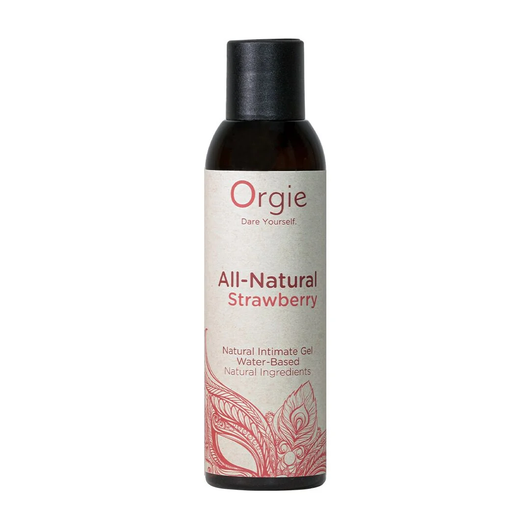 Лубрикант на водній основі Orgie All Natural Strawberry,, зі смаком та ароматом полуниці