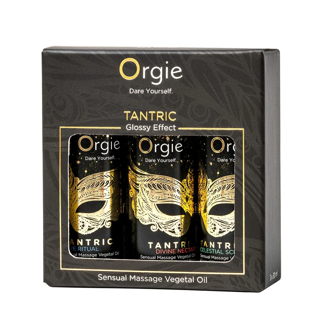 Набір олій для тантричного масажу Orgie – Tantric Mini Size Collection (3х, зволоження