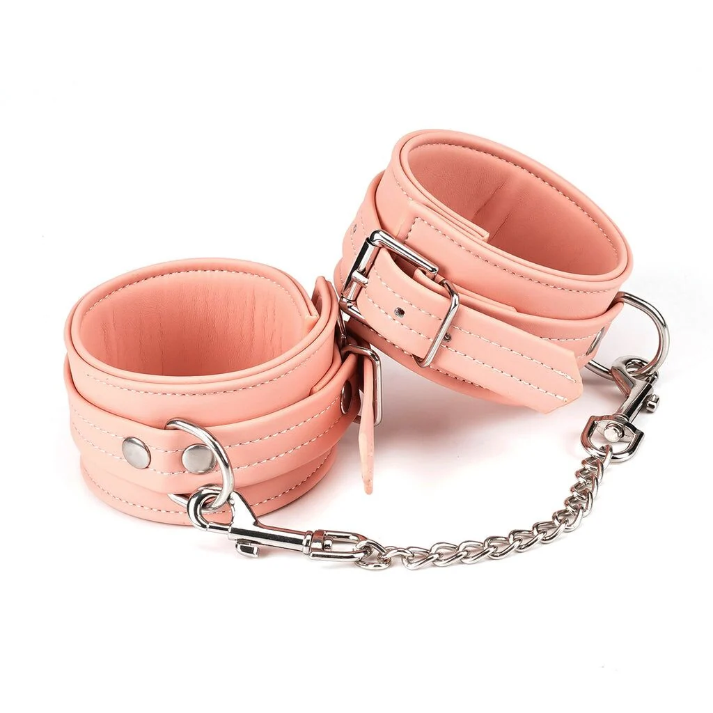 Поножі Liebe Seele Dark Candy Pink Ankle Cuffs, знімний ланцюжок