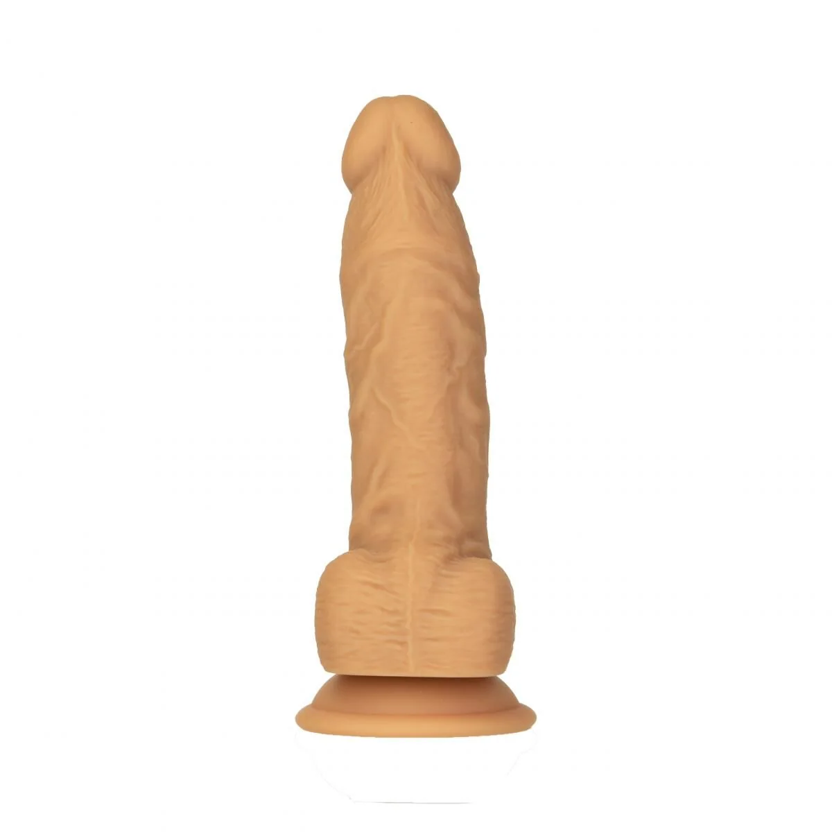 Фалоімітатор Naked Addiction - 8″ Silicone Dual Density Dildo Vanilla, віброкуля в подарунок