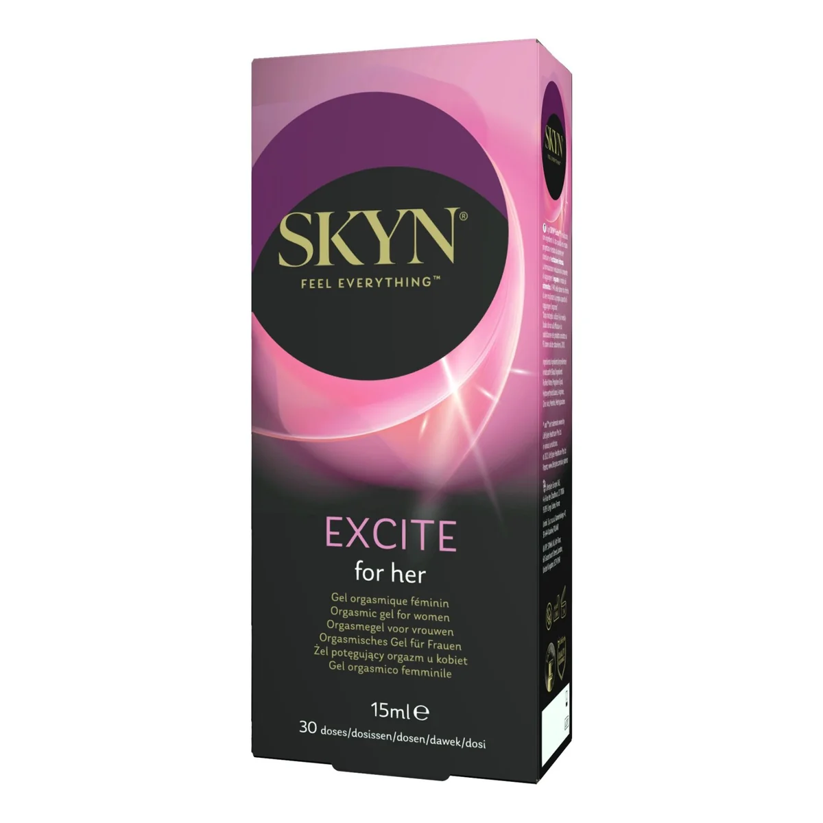 Збуджувальний гель SKYN Excite for her, поколювання, ефект тепло-холод, містить L-аргінін
