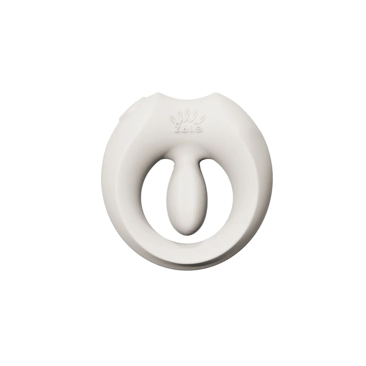 Ерекційне смарт-віброкільце Zalo Apis Ivory White, до 4 годин роботи, зарядний кейс