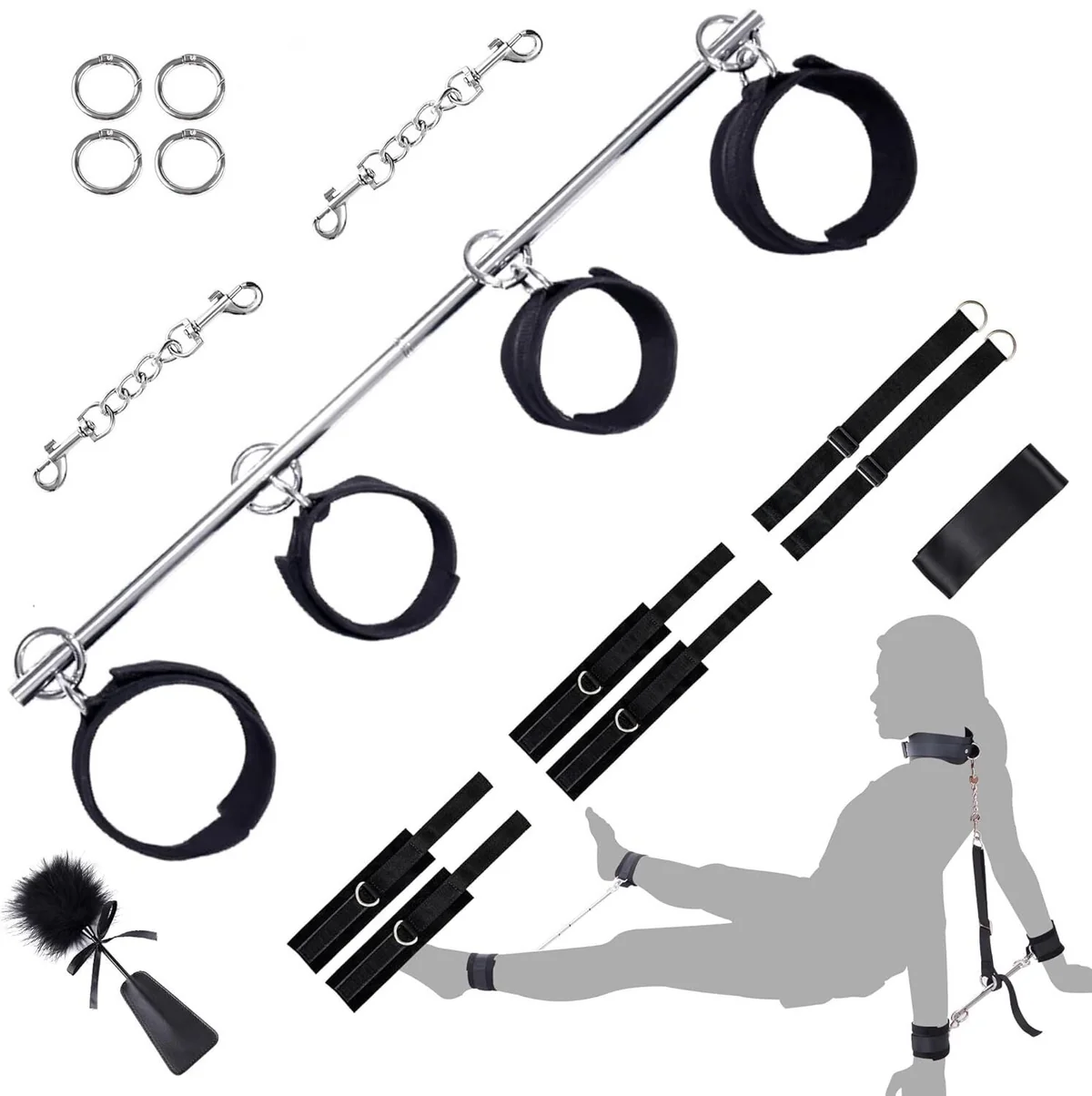 БДСМ-набір LOCKINK YEAHWOW Door Swing & Leg Spreader Bondage set