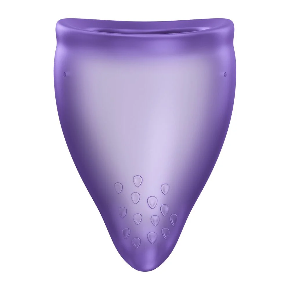 Менструальна чаша Fun Factory FUN CUP SIZE B Black Currant, багаторазова, діаметр 4,3 см, об’єм 30 мл
