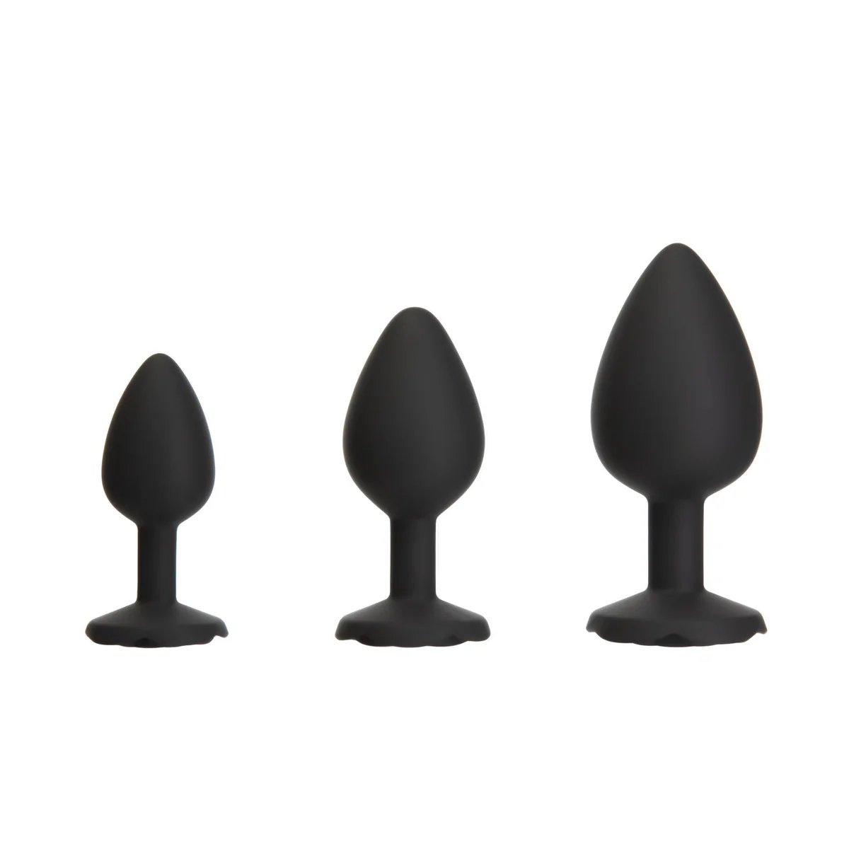 Набір силіконових анальних пробок BMS Roses Til’ Dawn Silicone Anal Plug Kit (пошкоджене паковання!!!)