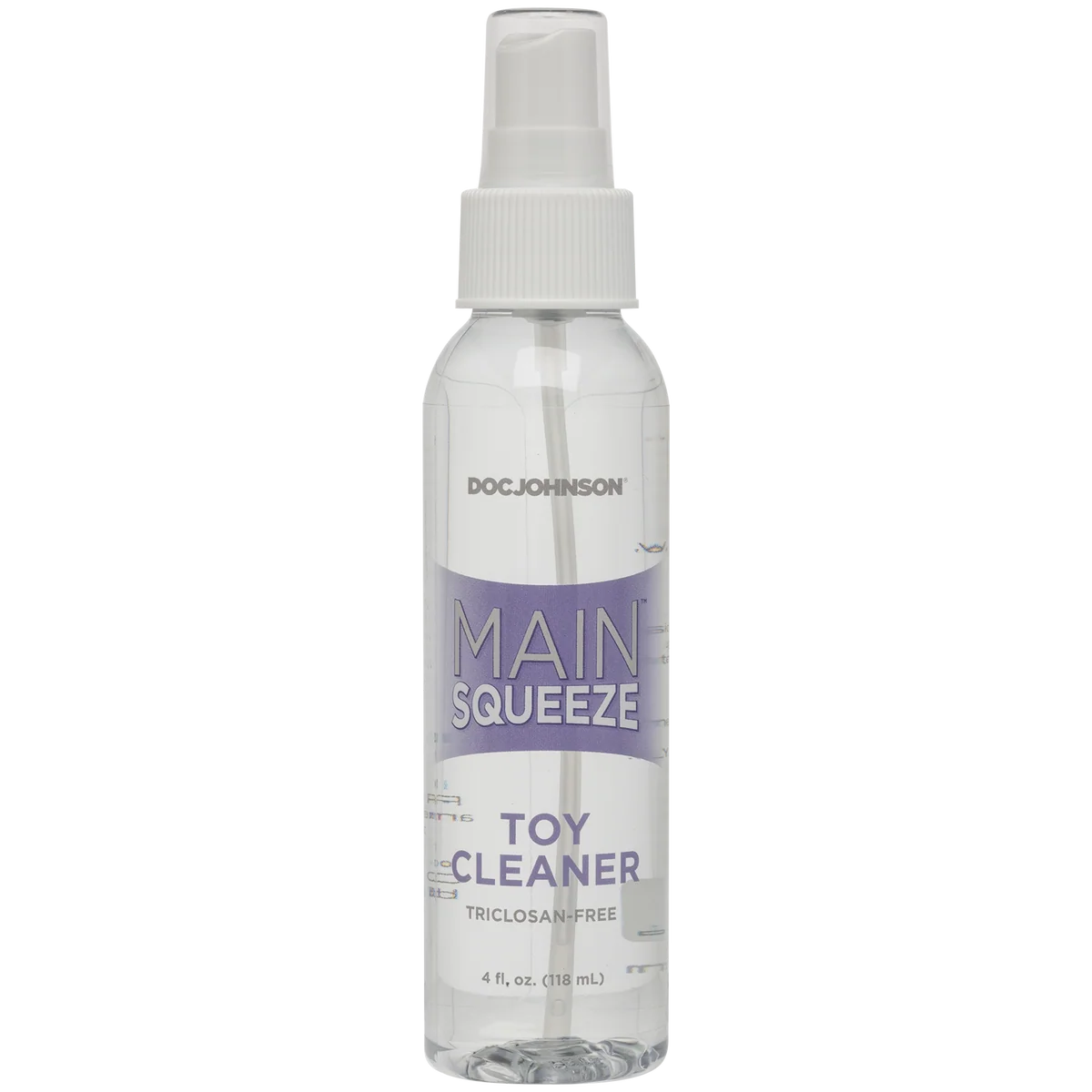 Очищувальний засіб для іграшок Doc Johnson Main Squeeze Toy Cleaner (118 мл) антибактеріальний