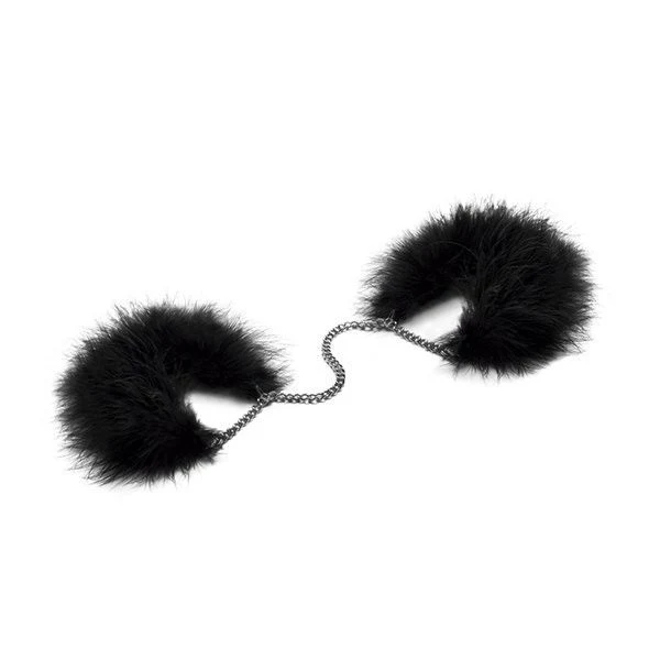 Пухнасті наручники Bijoux Indiscrets Za za zu - feahter handcuffs, пір'яні, подарункове паковання