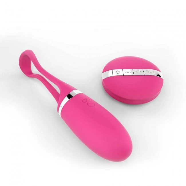 Віброяйце Dorcel Secret Delight Magenta з пультом ДК, з турборежимом і голосовим керуванням