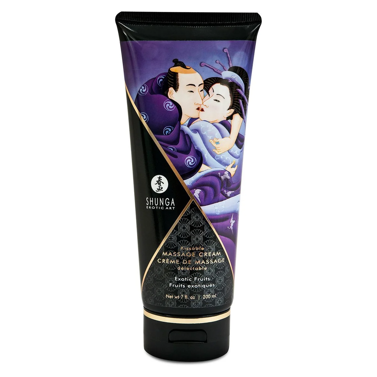 Їстівний масажний крем Shunga Kissable Massage Cream – Exotic Fruits