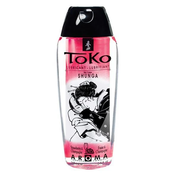Лубрикант на водній основі Shunga Toko AROMA – Sparkling Strawberry Wine, не містить цукру