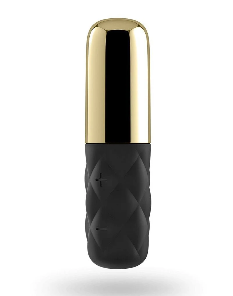 Потужний мінівібратор Satisfyer Sparkling Darling Gold зі знімним ковпачком, 16 режимів роботи