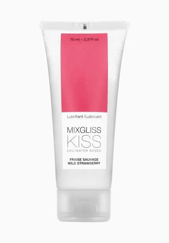 Лубрикант на водній основі MixGliss KISS Wild Strawberry Дика Полуничка