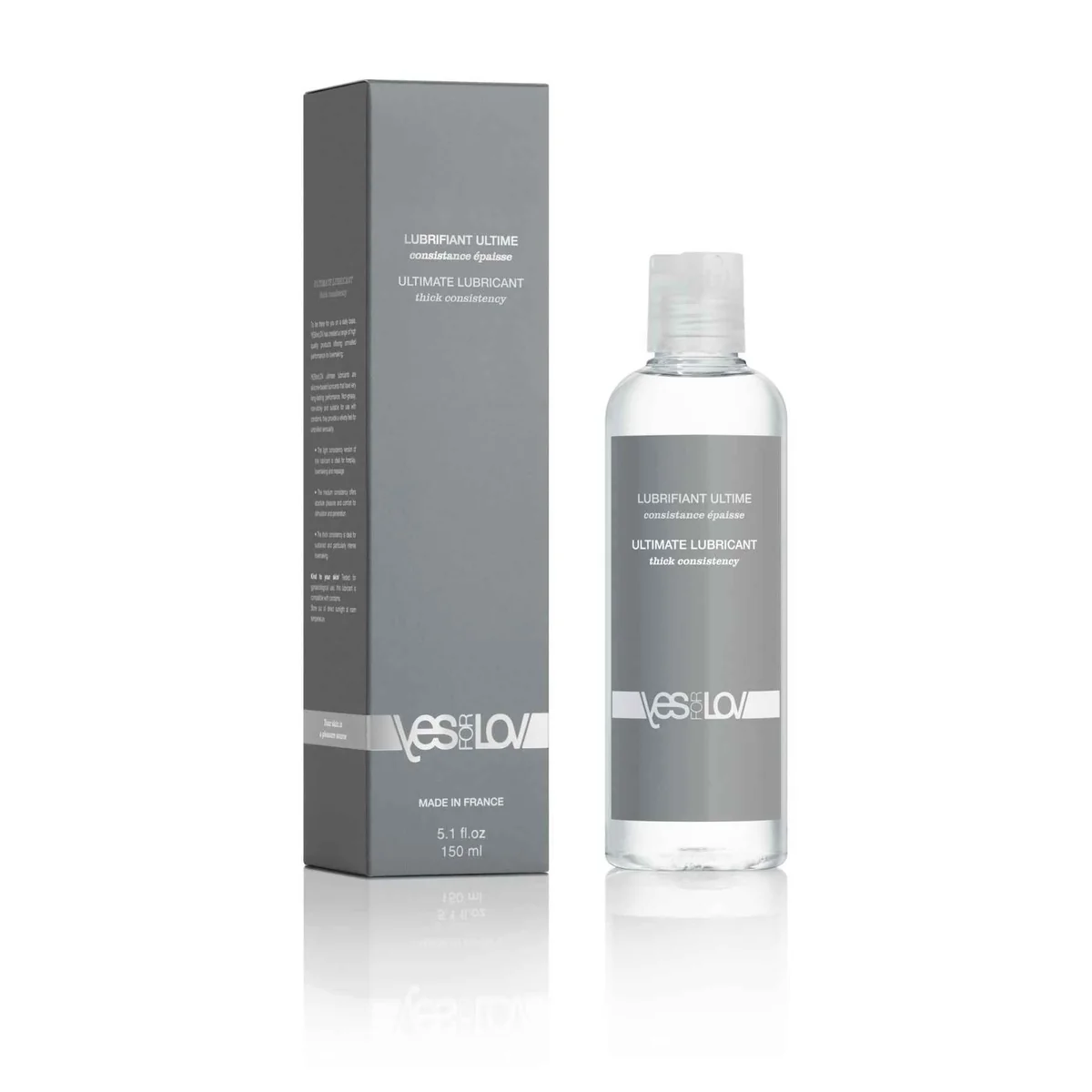 Змазка на силіконовій основі YESforLOV ULTIMATE LUBRICANT thick consistency 100 мл, дуже густа