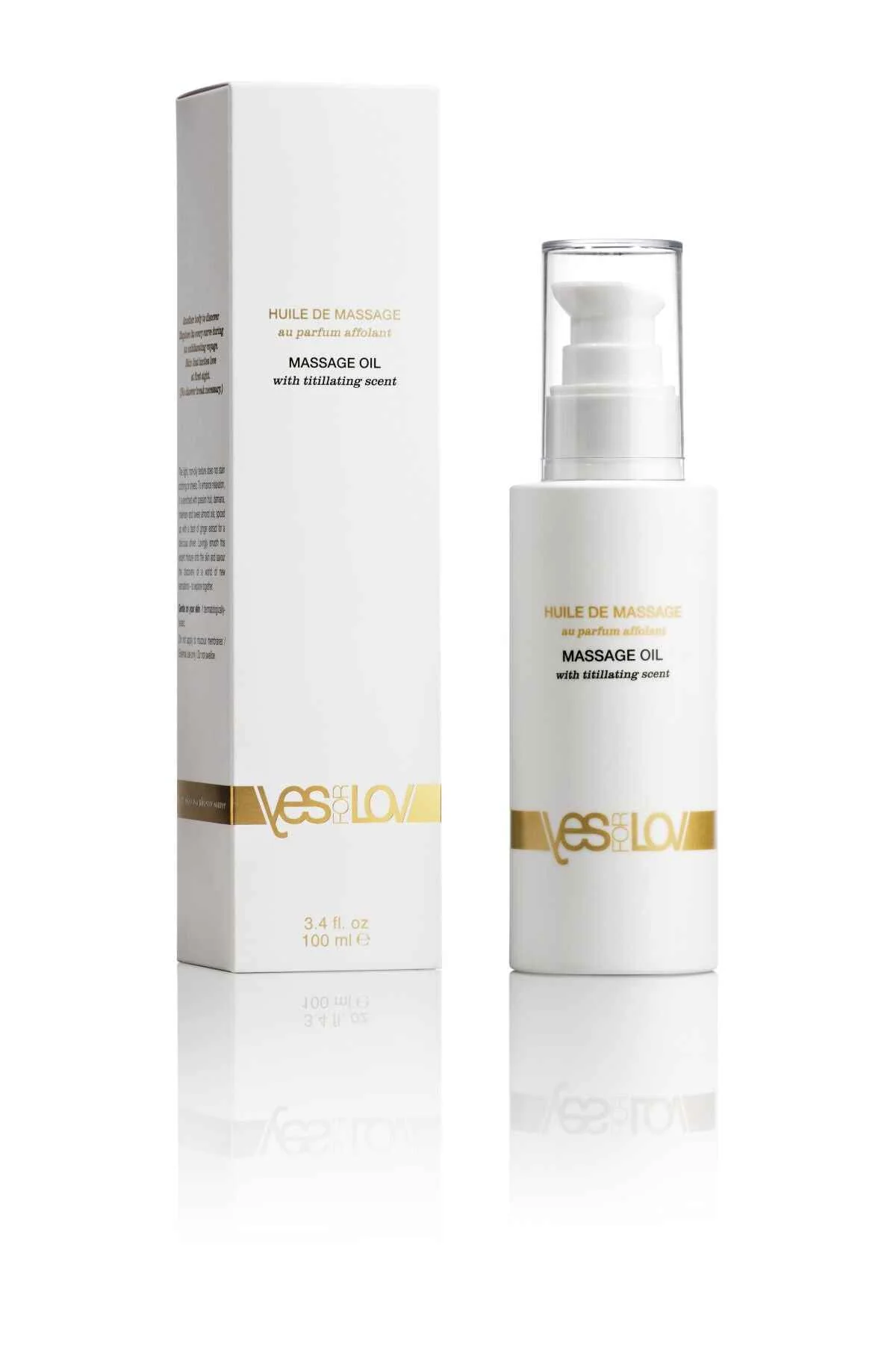 Масажна олія YESforLOV MASSAGE OIL with titillating scent 100 мл, пряний аромат