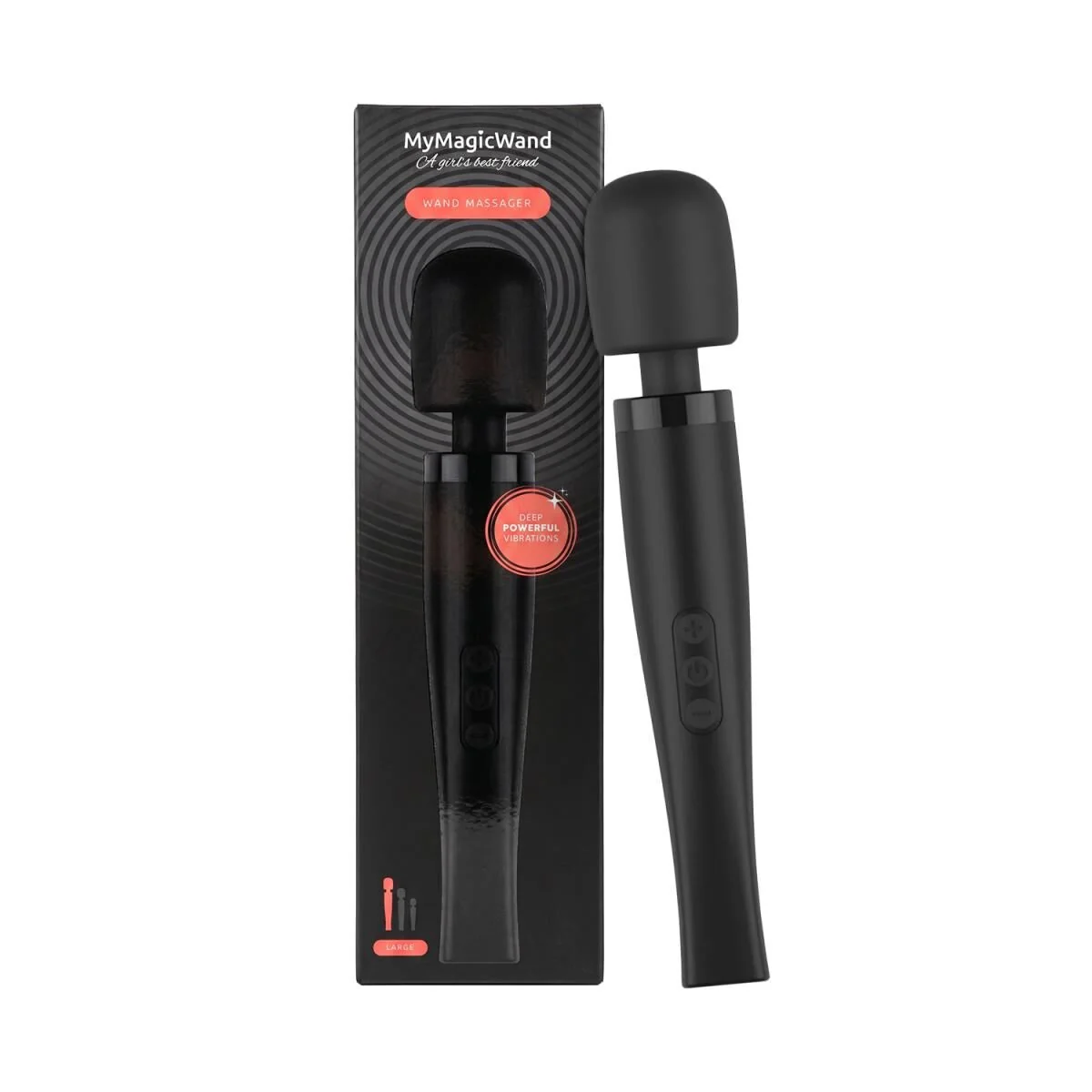 Вібромасажер MyMagicWand - Wand Massger Large Black
